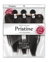 Pristine 11A Straight 3PCS + HD 13x4 Closure